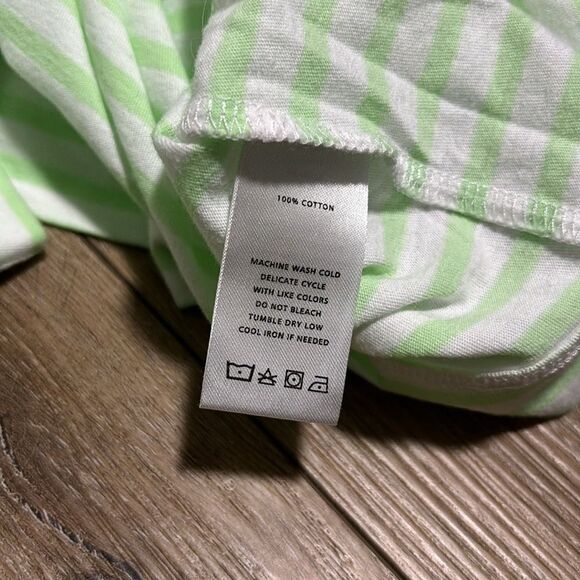 NWOT Lilla P Boat Neck Striped Tee - Picture 3 of 3